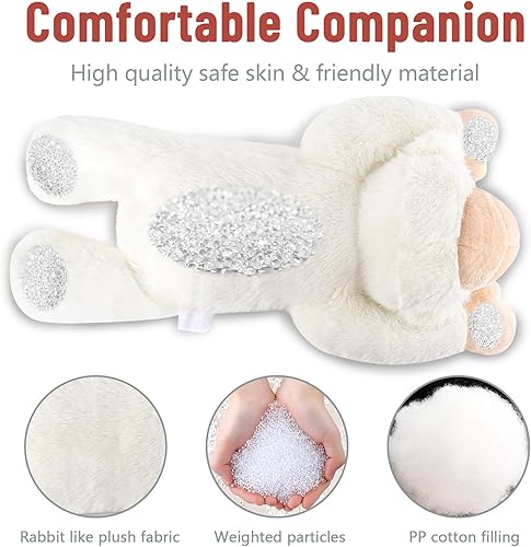 Miniatura 71 de Niuniu Daddy - Peluche con peso de perezoso para la ansiedad, almohada grande de 20 pulgadas para niños y adultos, juguete tierno como regalo