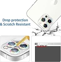Vista 111 de 3 Pack Tempered Glass Camera Lens Protector for iPhone 12 6.1", Ultra HD, 9H Hardness, Anti-Scratch, Case Friendly, Easy to Install