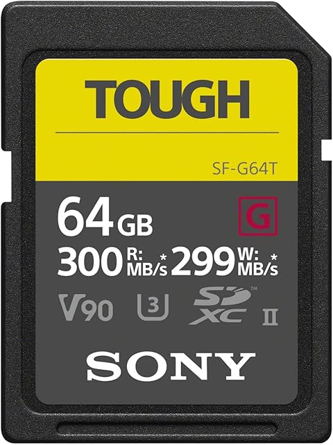 Sony Sdxc SF-G64T/T1 Karta Pamięci, Czarny, 64GB