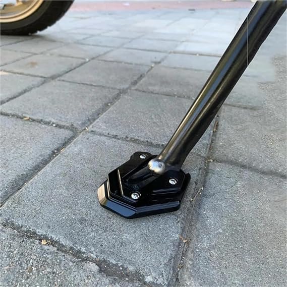 Motorcycle Kickstand Pad Parking Soft Ground Anti Dumping Accessories For Suzuki For GSR 750 2011-2016 Support Rack(Gold)