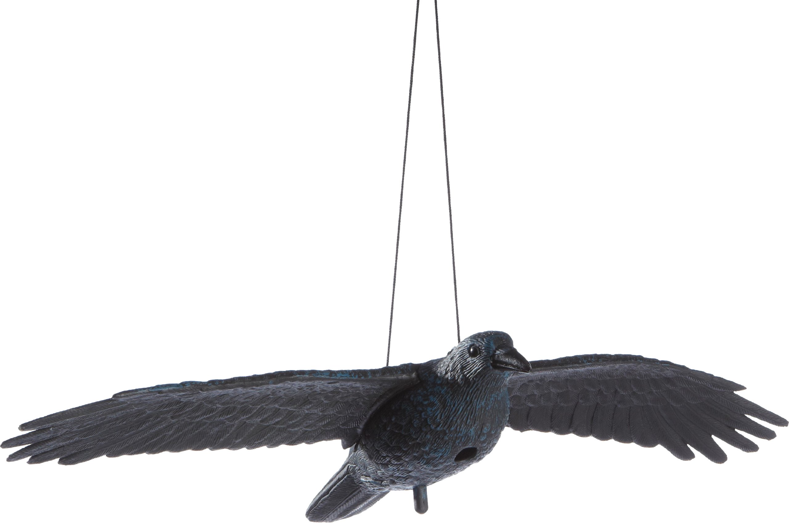 Brema 140517 Rabe, fliegend aus Kunststoff mit Stab und Aufhängung ...