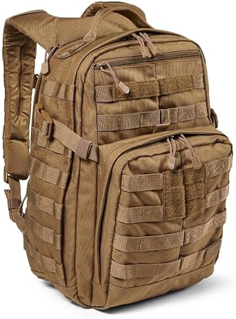 5.11 Taktik Sırt Çantası, RUSH 12 2.0 Askeri Survival Molle Sırt Çantası Dizüstü Bölmeli, 24L, Stil 56561ABR/56562ABR