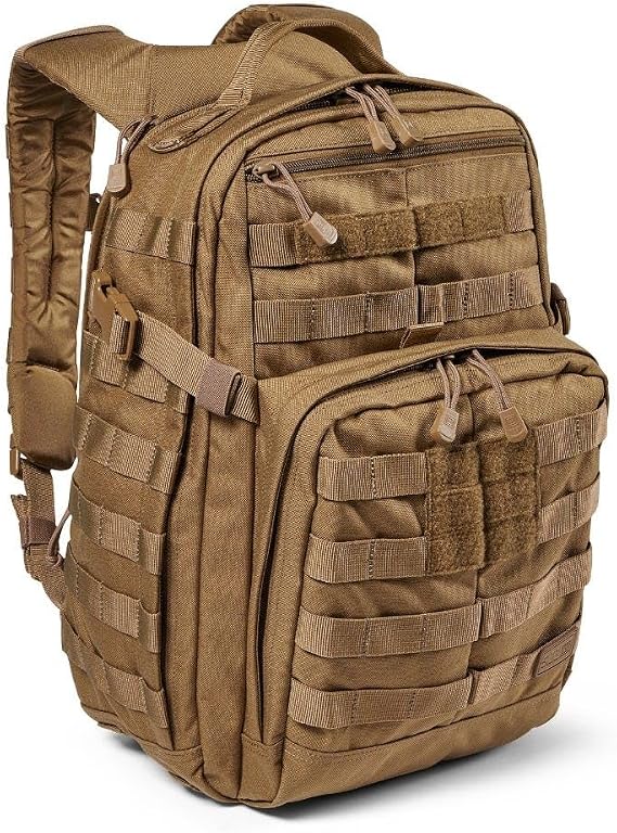 5.11 Taktik Sırt Çantası, RUSH 12 2.0 Askeri Survival Molle Sırt Çantası Dizüstü Bölmeli, 24L, Stil 56561ABR/56562ABR