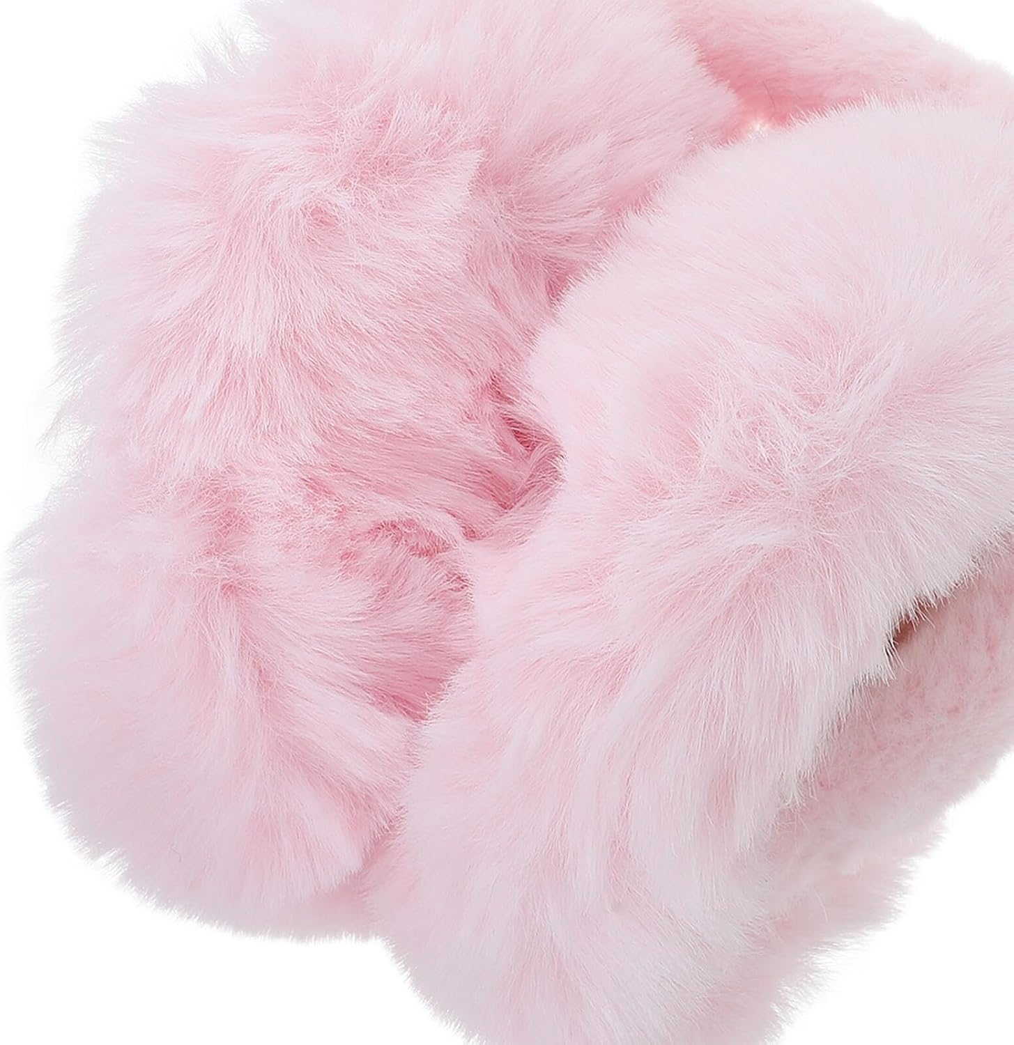 Uonlytech Plush Ear Muffs for Winter Women and Men Furry Thickened Warm Ear Warmer Earmuffs Portable Cold Weather for Outdoor Activities