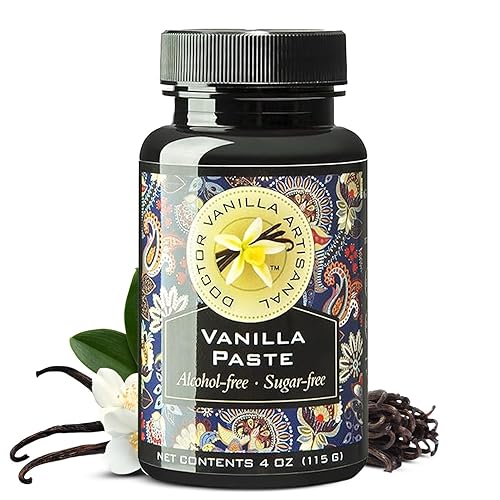 Miniatura 8 de Pasta de vainilla orgánica sin alcohol Bourbon, Madagascar, Kosher, Halal, sin OMG, sin alcohol, sin azúcar, sin gluten, contiene polvo de vainilla