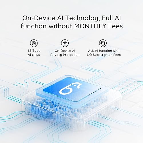 Miniatura 7 de Monitor de bebé Ellie, alerta facial cubierta, captura automática de fotos, 2K HD, calmante de llanto, conversación de 2 vías, valla virtual, visión