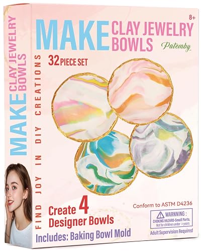 Patemby Make Your Own Clay Jewelry Bowls Arts and Crafts