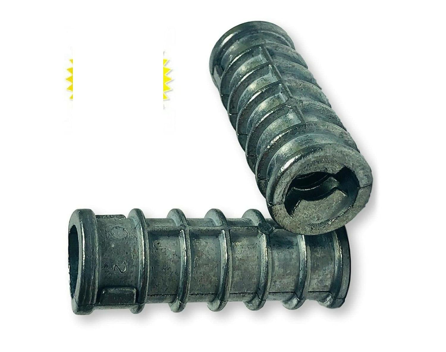 Pr-Mch Package of 250, 3/8" x 1-3/4" Lag Screw Shield Anchor Short Zinc Alloy 5/8" Hole Set Kit #DR-D7709D