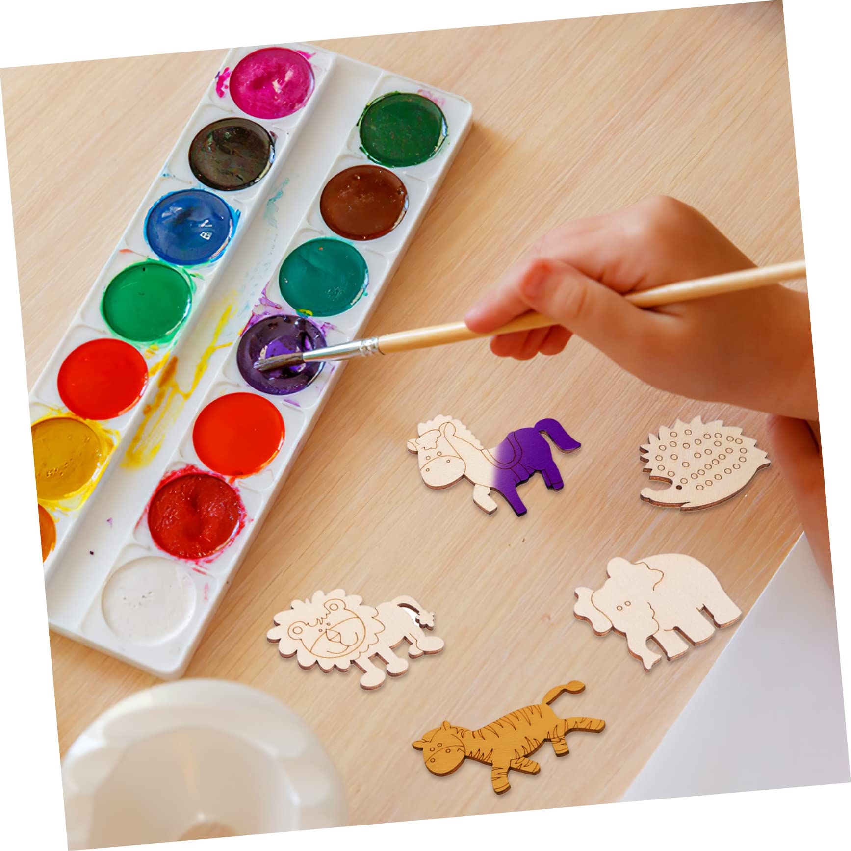 TOYANDONA Lot De 50 Tranches De Bois 12,7 Cm Décorations à Suspendre