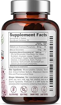 Amazon.com: biophix Megazyme Forte 200 Tablets - Natural Plant