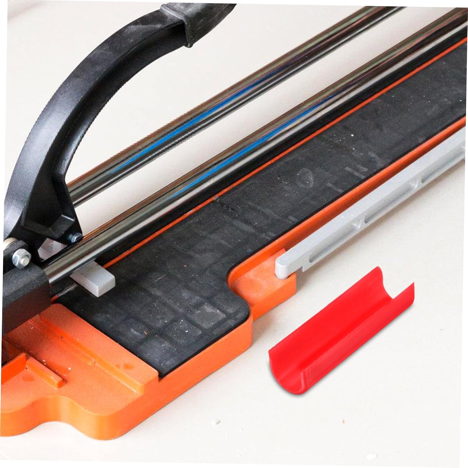 OSALADI 200pcs U-shaped Tile Cutter Sleeves Manual Pole Protectors for Precise Cutting and Safety Tile Installation Fit for Single Double Tracks