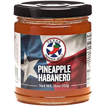 Texas Pepper Jelly Pineapple Habanero Jelly Net Wt. 11 oz 312 g