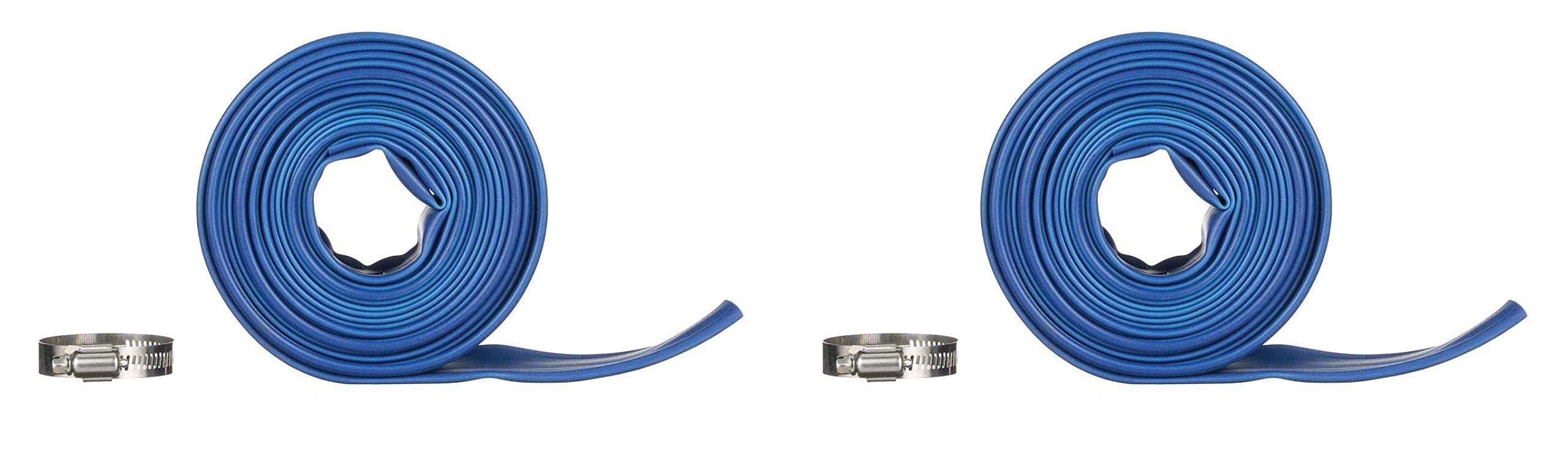 Blue Devil 25-Foot Backwash Hose for Pool with Hose Clamp, 1-1/2