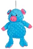 Sqeaky Plush Durable Dog Toys with Multi-Colour,Dotty Friends for Dog by Petlou (12 Inch Dotty Friends Pig)