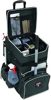 Rubbermaid Commercial Products-1902465 , Executive Quick Carts Mobile/Travel Office Cart for Housekeeper, Sales Rep, Medic...