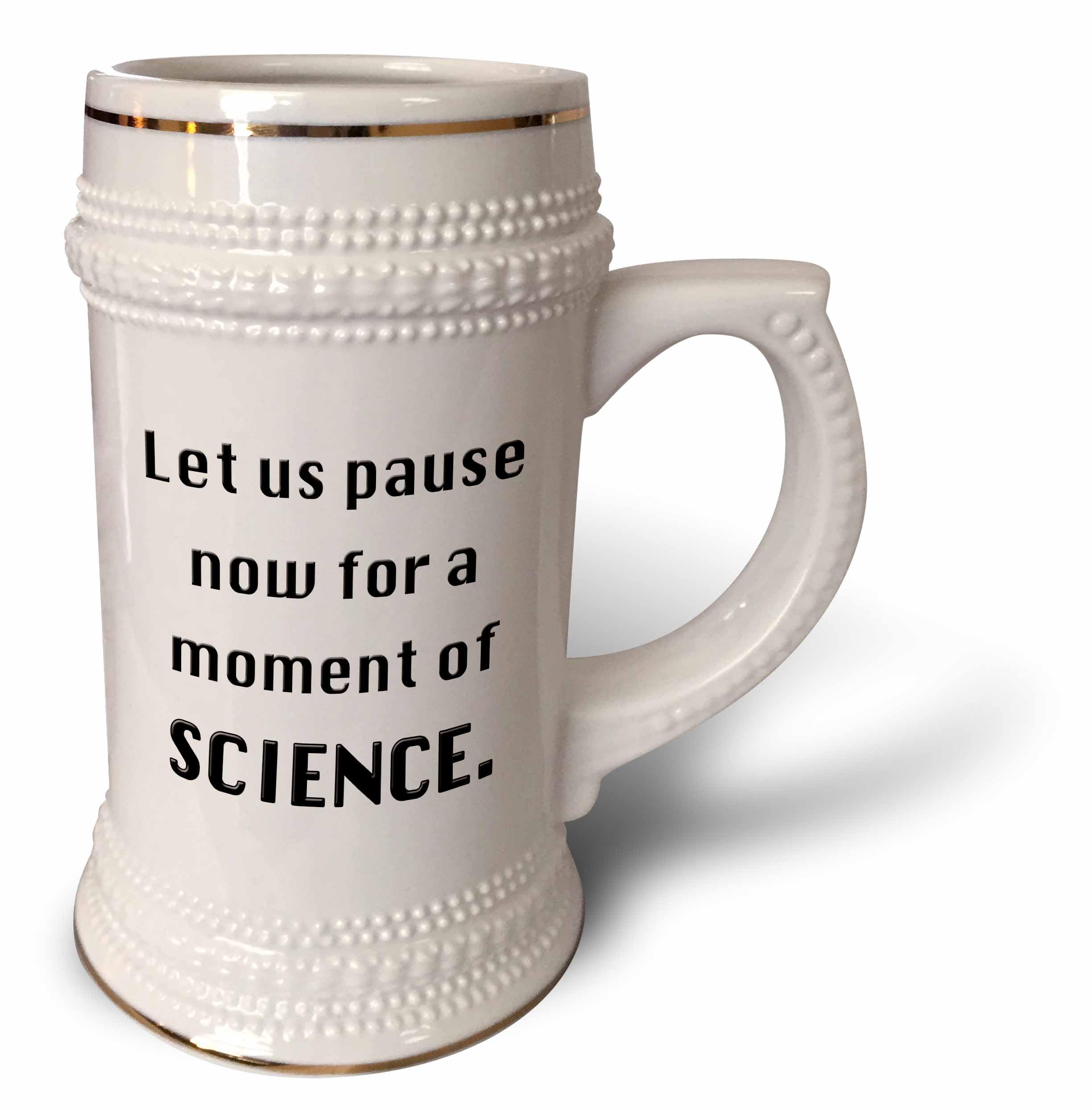 Taza Stein de ciencia 3dRose de 510 ml di adiós a recalentar tu café constantemente