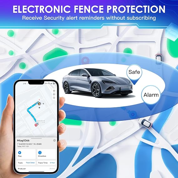 GPSトラッカー 車用 ミニ隠し車両トラッカー1個 防水ケース付き Find My iOSのみ 月額料金なし カートラッカー。