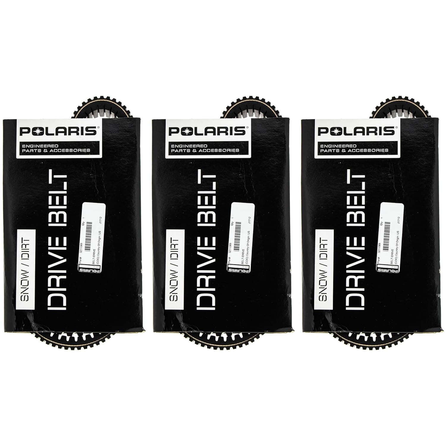 Polaris 3211065 Drive Belt Snowmobile 1993-2002 600 700 800 RMK SKS XC SP Storm 3 Pack