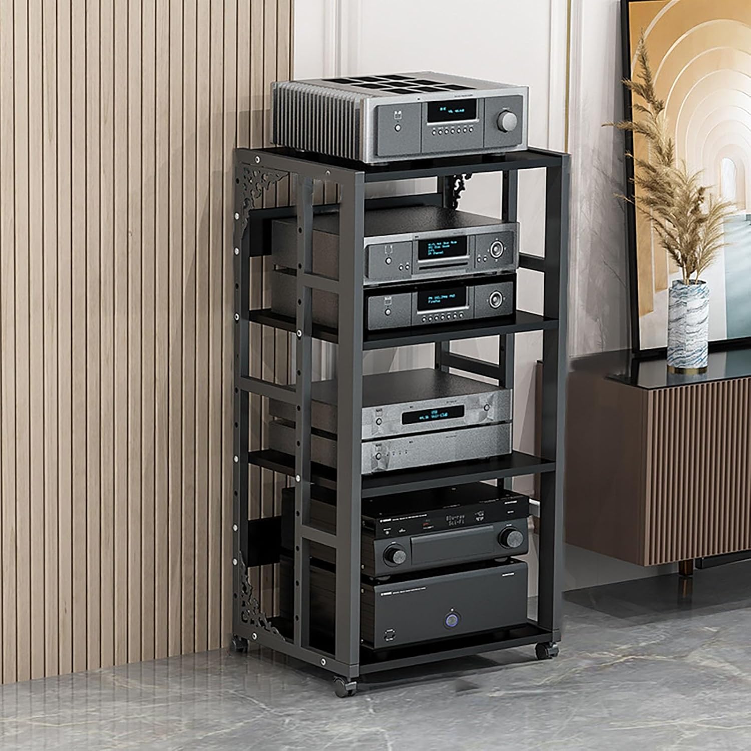H89c 2 3 4 5 Level HiFi System Cabinet For Audio Video Components AV h89c-2-3-4-5-level-hifi-system-cabinet-for-audio-video-components-av