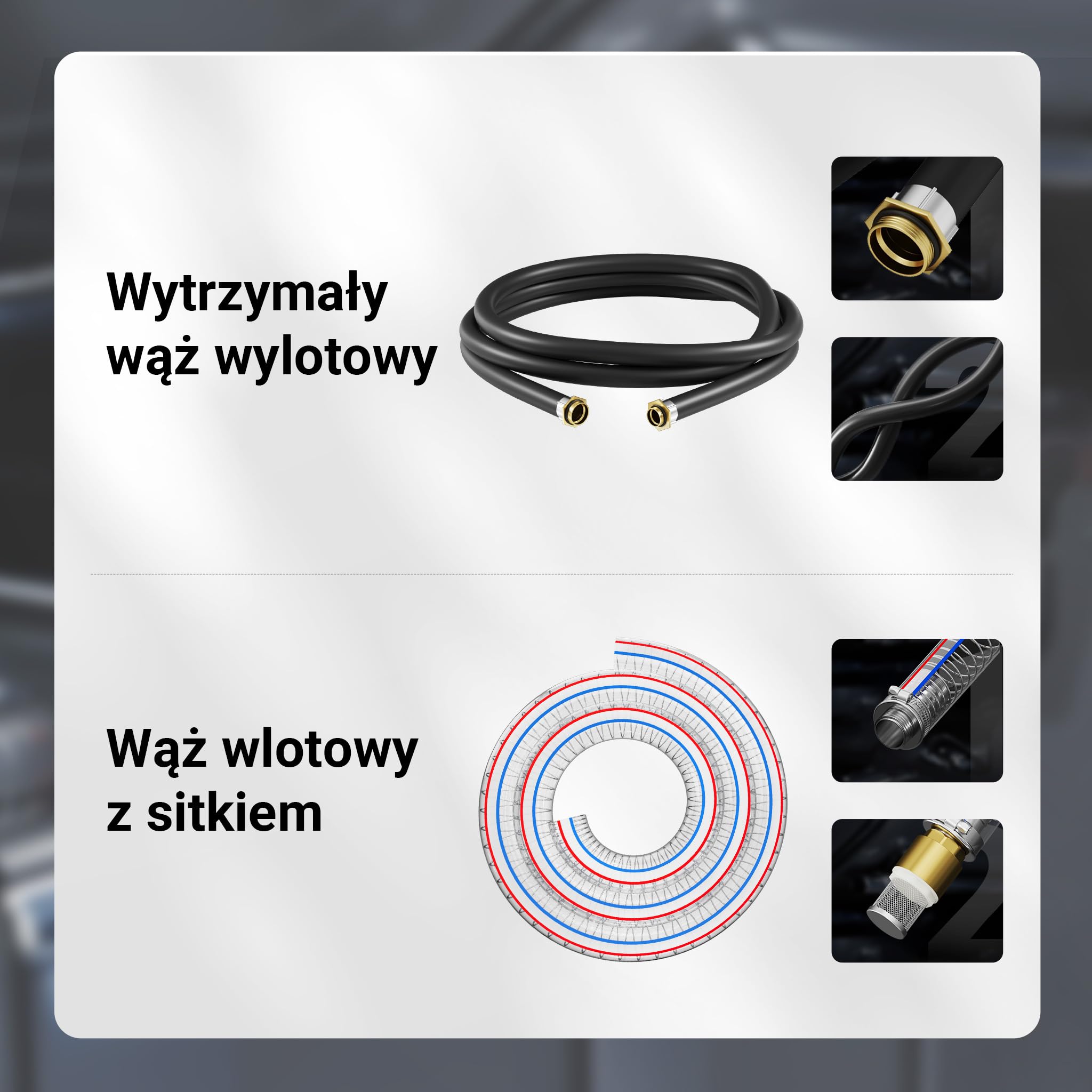 Wiltec Pompa do oleju napędowego i opałowego 550 W 20-60 l/min, samozasysająca z wbudowanym licznikiem, wężami i pistoletem