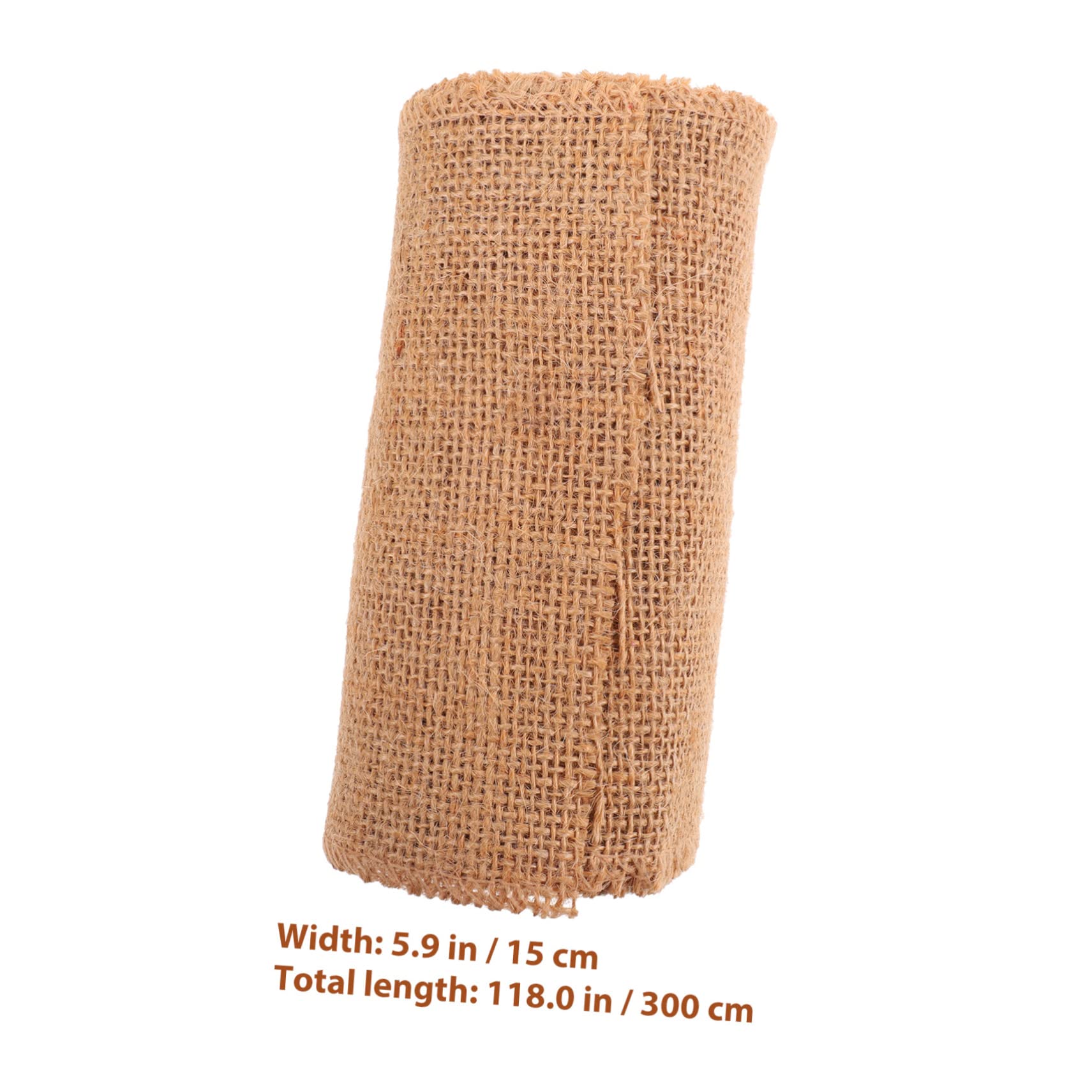 BEBEMOKO 4Rolls Jute Tree Wrap Protector Plant Protection Cloth for Winter Durable Burlap Tree Trunk Wrap Tree Bark Shield for Healthy Growth and Nutrient