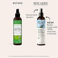 Vista 2 de Sky Organics Organic Tea Tree & Witch Hazel for Face, Purifying Facial Toner to Hydrate, Soothe, Cleanse and Balance Blemish-Prone Skin, Helps