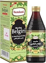 Hamdard Sharbat Belgiri Organic Bael Fruit Juice Concentrate | Natural Summer Cooling Drink | Wood Apple Juice 500ml / 16.19Fl Oz