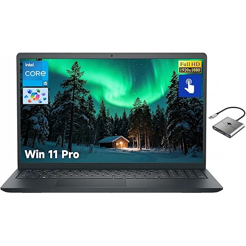 Dell Inspiron 15 Touchscreen Laptop Computer for Business College Student Home, 15.6" FHD Intel 10-Core (Beat i7-1255U) 32GB RAM 1TB SSD, Wi-Fi 6, Win 11 Pro, w/GM Accessory