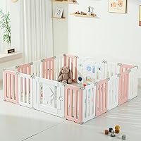 Vista 16 de Parque infantil para bebé, corralitos plegables para bebés y niños pequeños, corralito extra grande de 22 paneles, valla portátil de astronautas