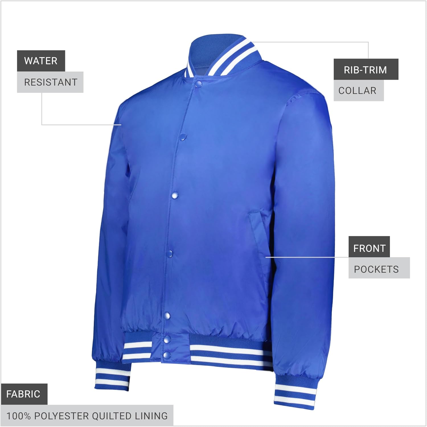 Holloway Heritage Men's Cage Jacket - Outerwear with Quilted Lining - Water-Resistant Finish for All-Weather Wear