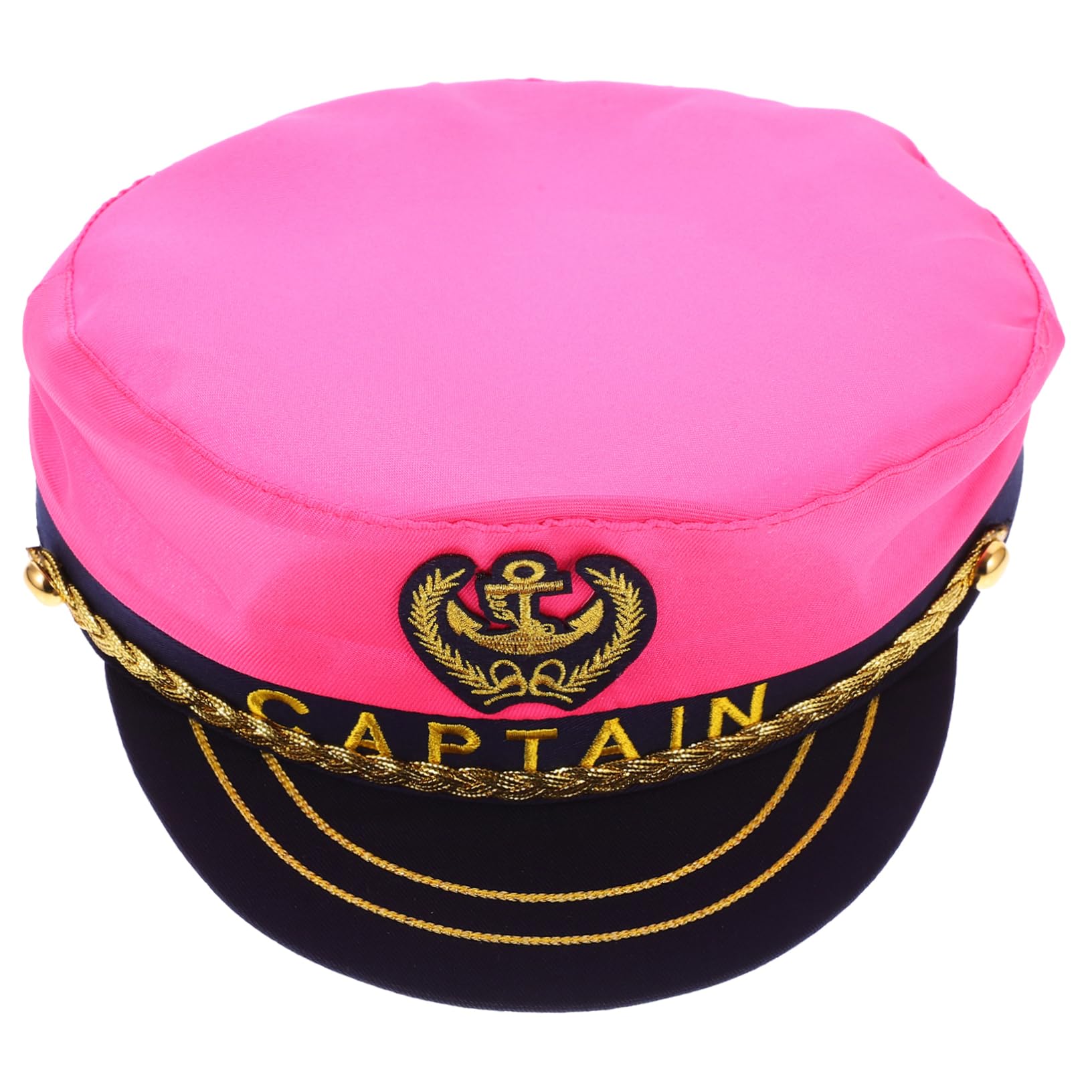 WOFASHPURET Boating Sailor Hat Captain Hat for Cosplay Stage Performance Captain Lightweight Boat