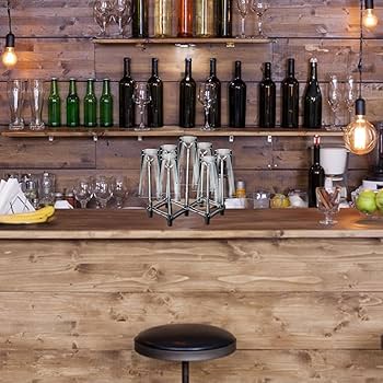 GARVALON Trockengestell Für Gläser - Abtropfregal Für Tassen & Becher