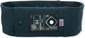 Waist Belt Belly Band Pouche for Insulin Pumps UNI - Dark Blue myDili Diabetic Size 50cm - 55cm