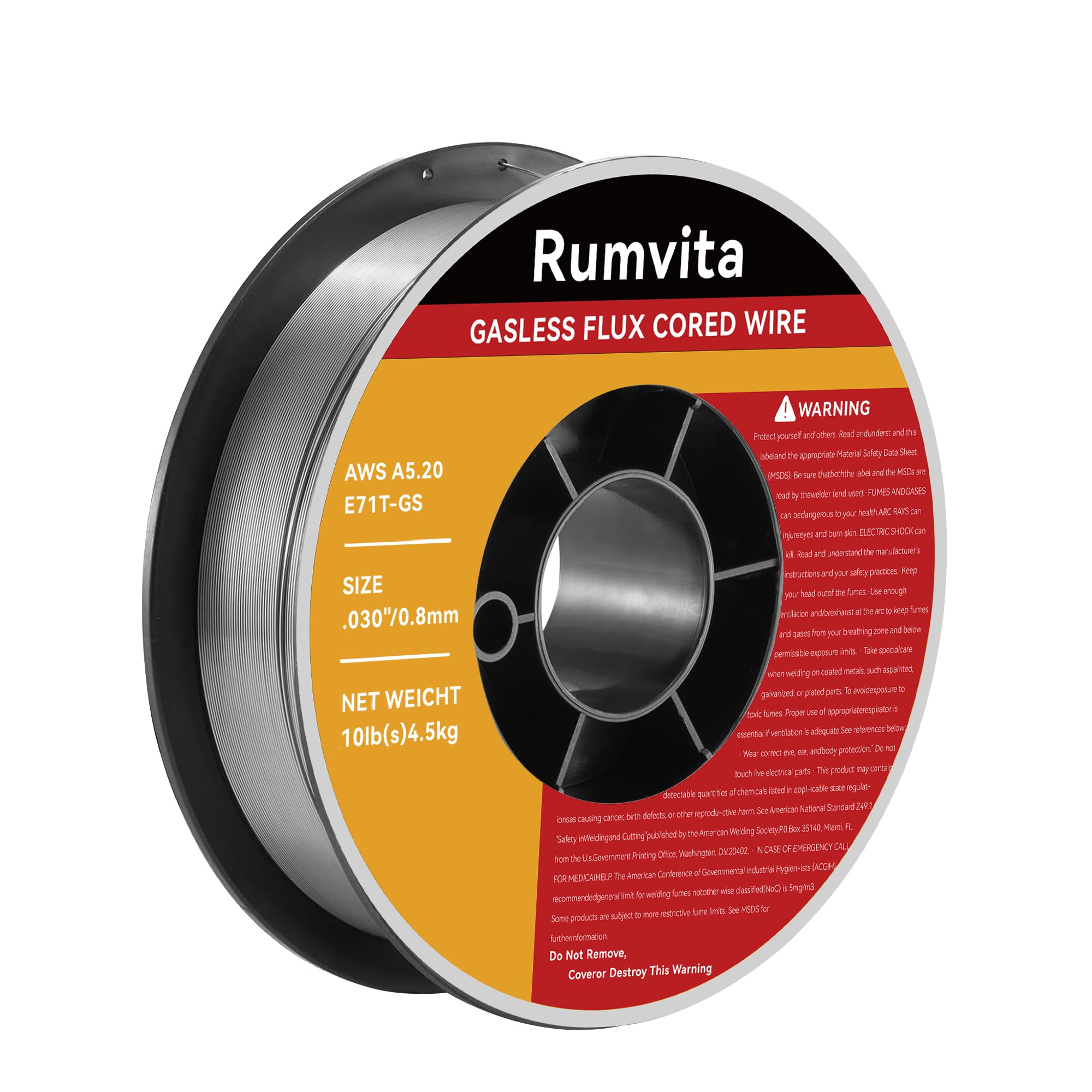 Flux Core Welding Wire.030, E71T-GS 030" -Diameter Flux Core Mig Wire