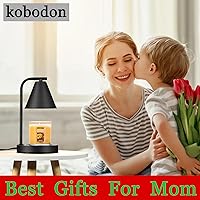 Vista 5 de Candle Warmer Lamp, Electric Candle Lamp Warmer Gifts for Mom Women House Warming Gifts New Home Bedroom Decor Dimmable Wax Melt Warmer for Scented