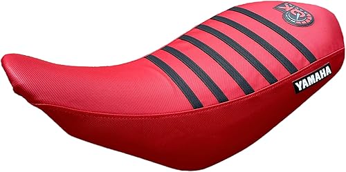 Miniatura 9 de Funda de asiento compatible con Yamaha Raptor funda de asiento 700 700R 2006-2021 (parte superior rojalados negros)