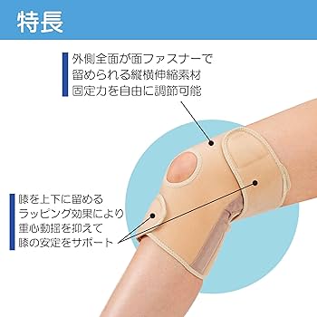 Amazon.co.jp: 竹虎 【膝関節バンド】 ガードラーOA ブラック Lサイズ
