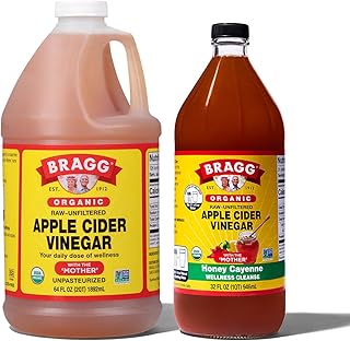 Bragg Organic Apple Cider Vinegar with the Mother (64 fl oz - Raw and Un...