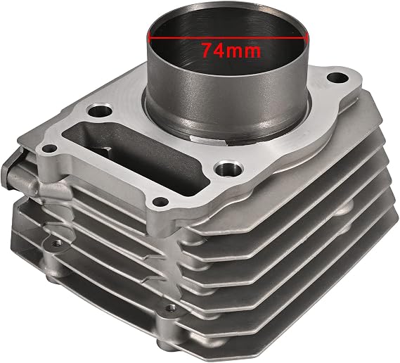 74mm TRX300 Cylinder Piston Kit Compatible with Honda TRX 300 Fourtrax FW 4x4 2x4 four-wheel 1988-2000 Rebuild Kit Top End Repair Kit Spare Parts