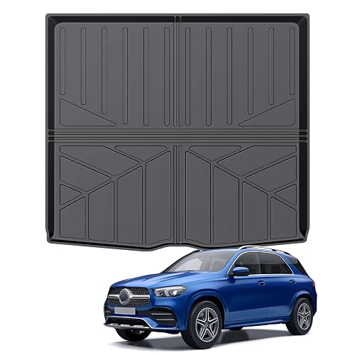 Cargo Liner Compatible with 2020-2025 Mercedes Benz GLE Class 5 Passenger (Not Fit Coupe), All Weather Trunk Mat TPE Cargo Cover Protector Fit for Mercedes Benz GLE Accessories