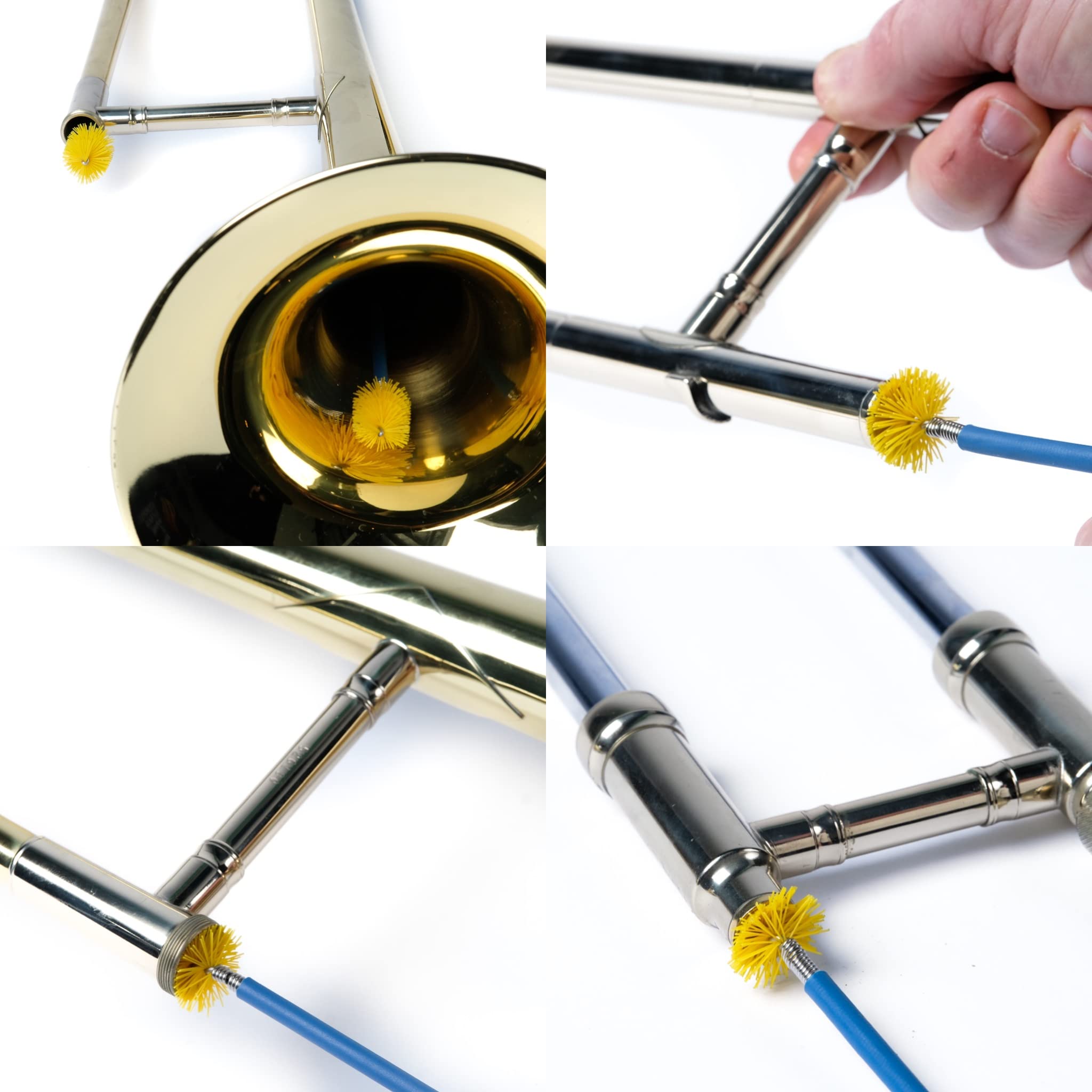 MusicNomad MN771 5-teiliges Premium Reinigungs- und Pflegeset für Posaunen