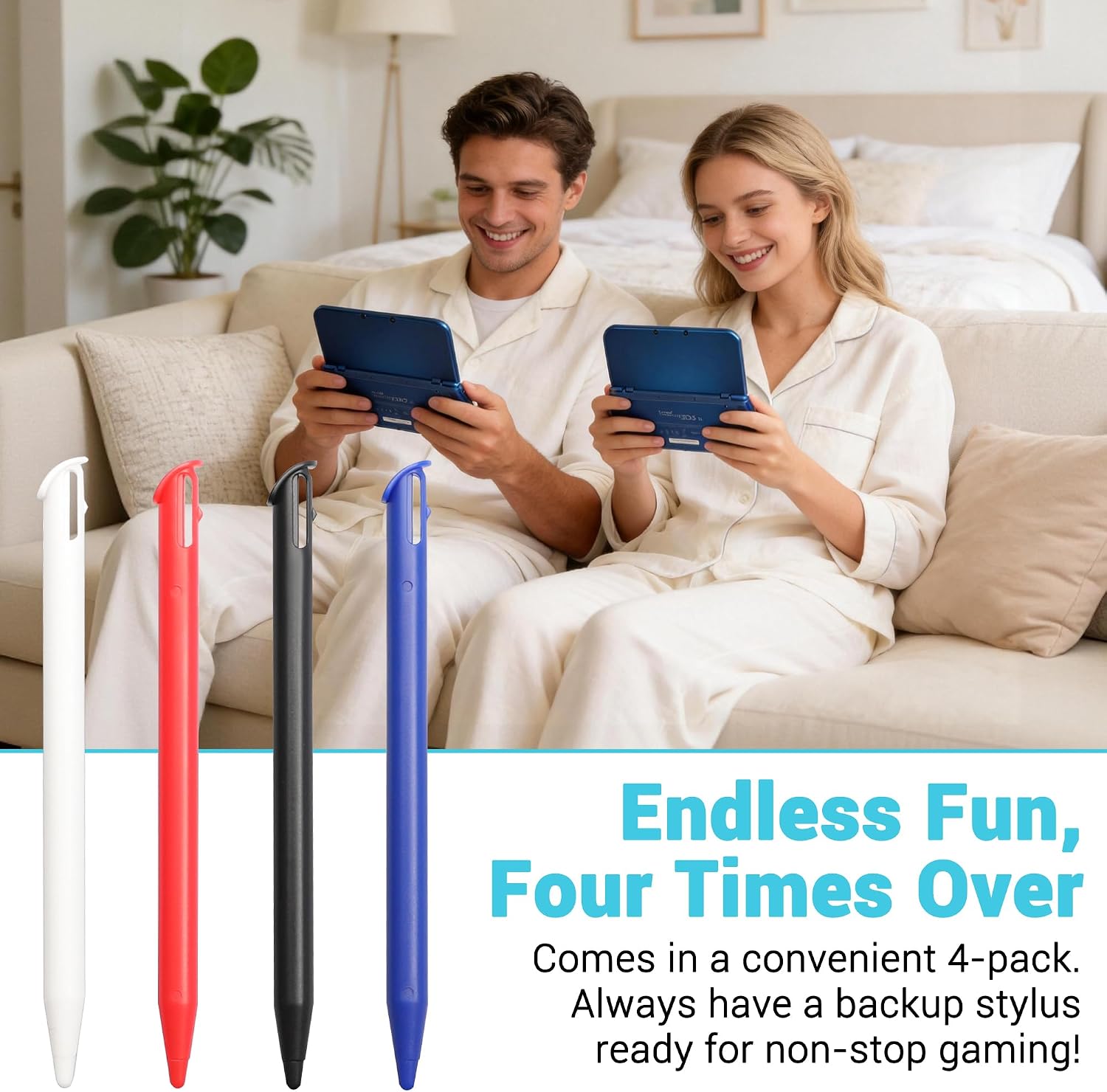 New 3DS XL Stylus Pen, Replacement Stylus Compatible with Nintendo New 3DS XL, 4 in 1 Combo Touch Styli Pen Set Multi Color for New 3DS XL 8 71 R2dqsyEL. AC SL1500