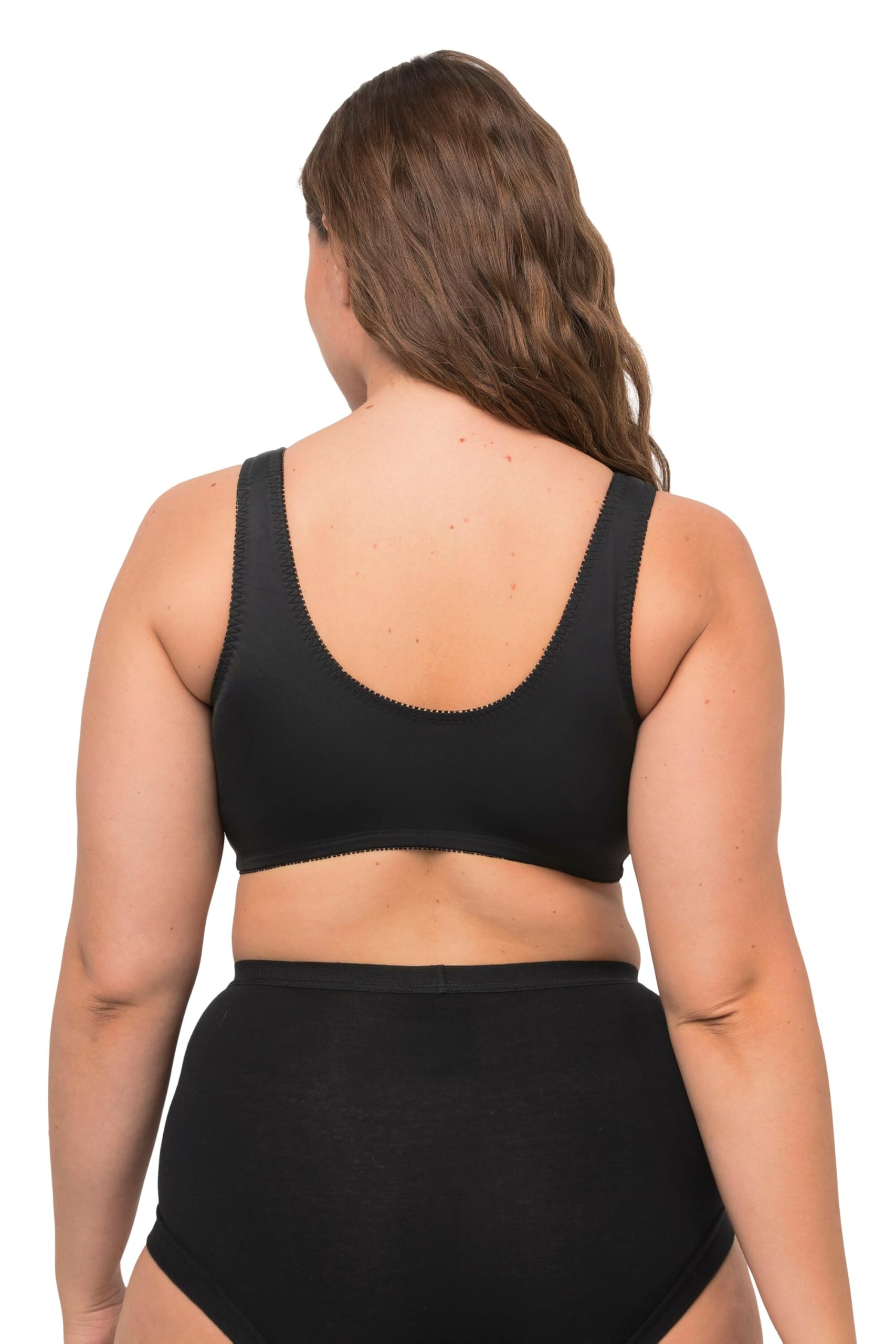 Ulla Popken Damen große Größen Übergrößen Plus Size Jeansculotte Mary – Bild 2