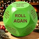 Winzwon Santa Swap Gift Exchange Dice, Christmas Games for Family