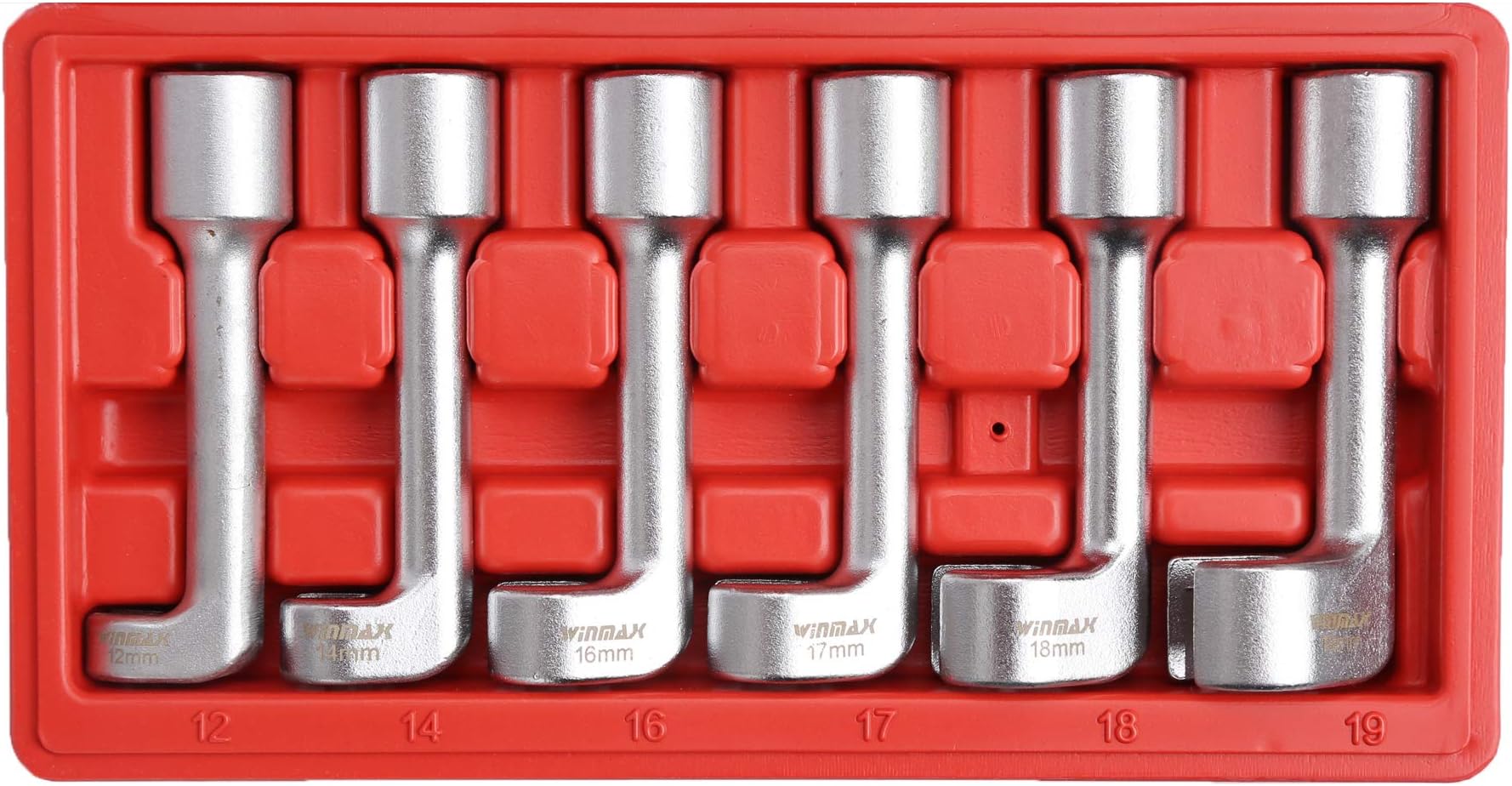 WINTOOLS Diesel Injector Line Sockets Fuel Line Dismantling Remover Removal Tool 1/2" Dr