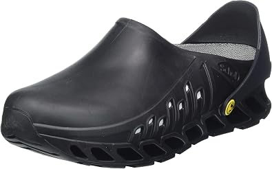 Scholl Evoflex Professional Sanitary Clogs for Men and Women Ultralight Comfortable Adjustable Strap Non-Slip Sole Removable Memory Insole with Antibacterial Lining
