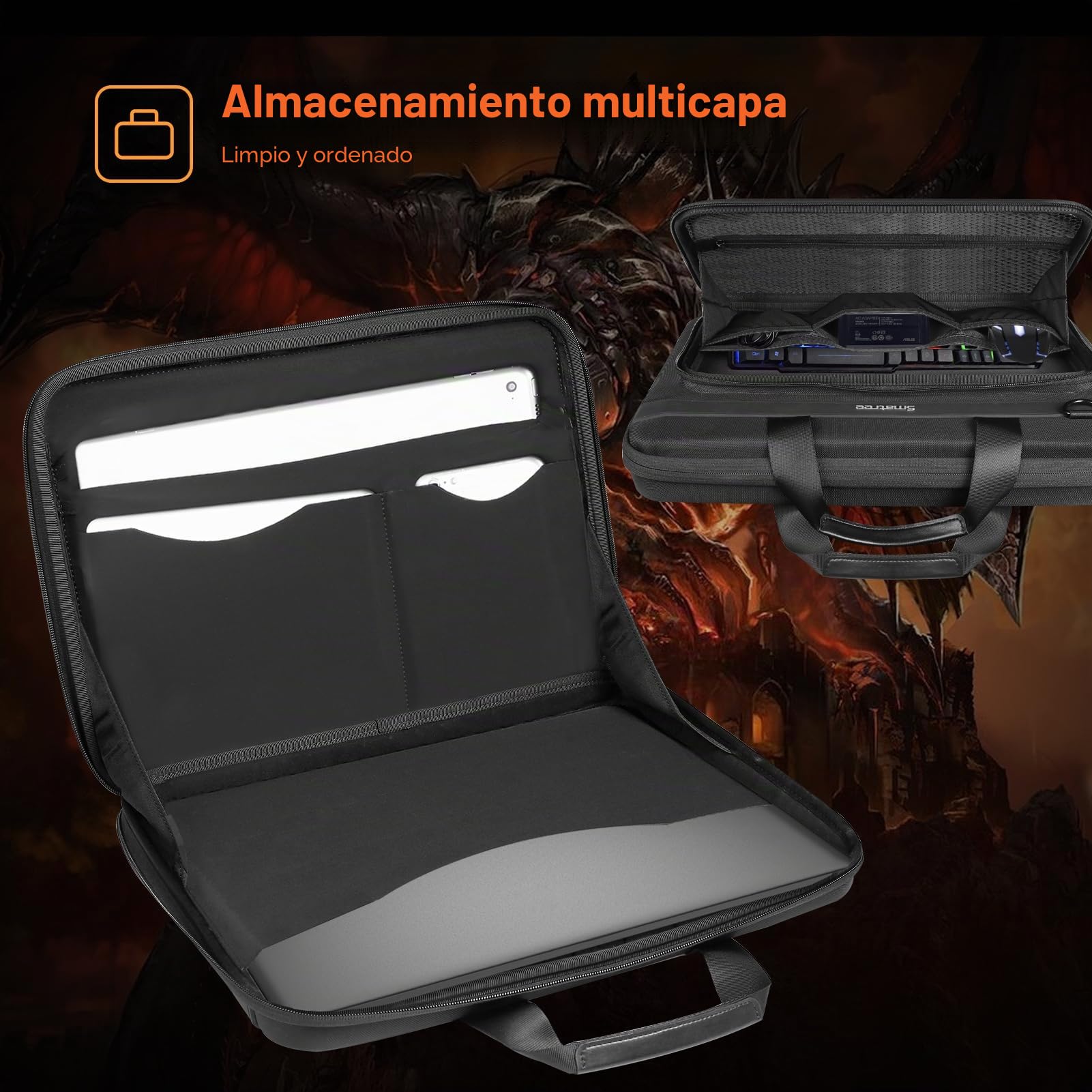 Smatree Funda rígida para portátil Gaming ASUS ROG Flow Z13 (2022) y GZ301, para ROG Flow X13 (2023) A460