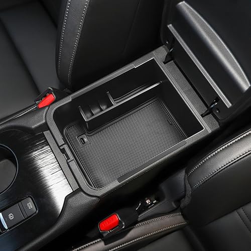 TACORBO - Organizador de consola central compatible con Nissan Sentra 2020 2021 2022 2023 2024 2025, accesorios secundarios, caja de almacenamiento