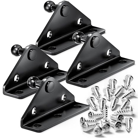 Vepagoo Gas Struts 20 Inch 60lbs/267N C16-14875 Shocks Spring Vepagoo 10MM Gas Spring Lift Strut Bracket
