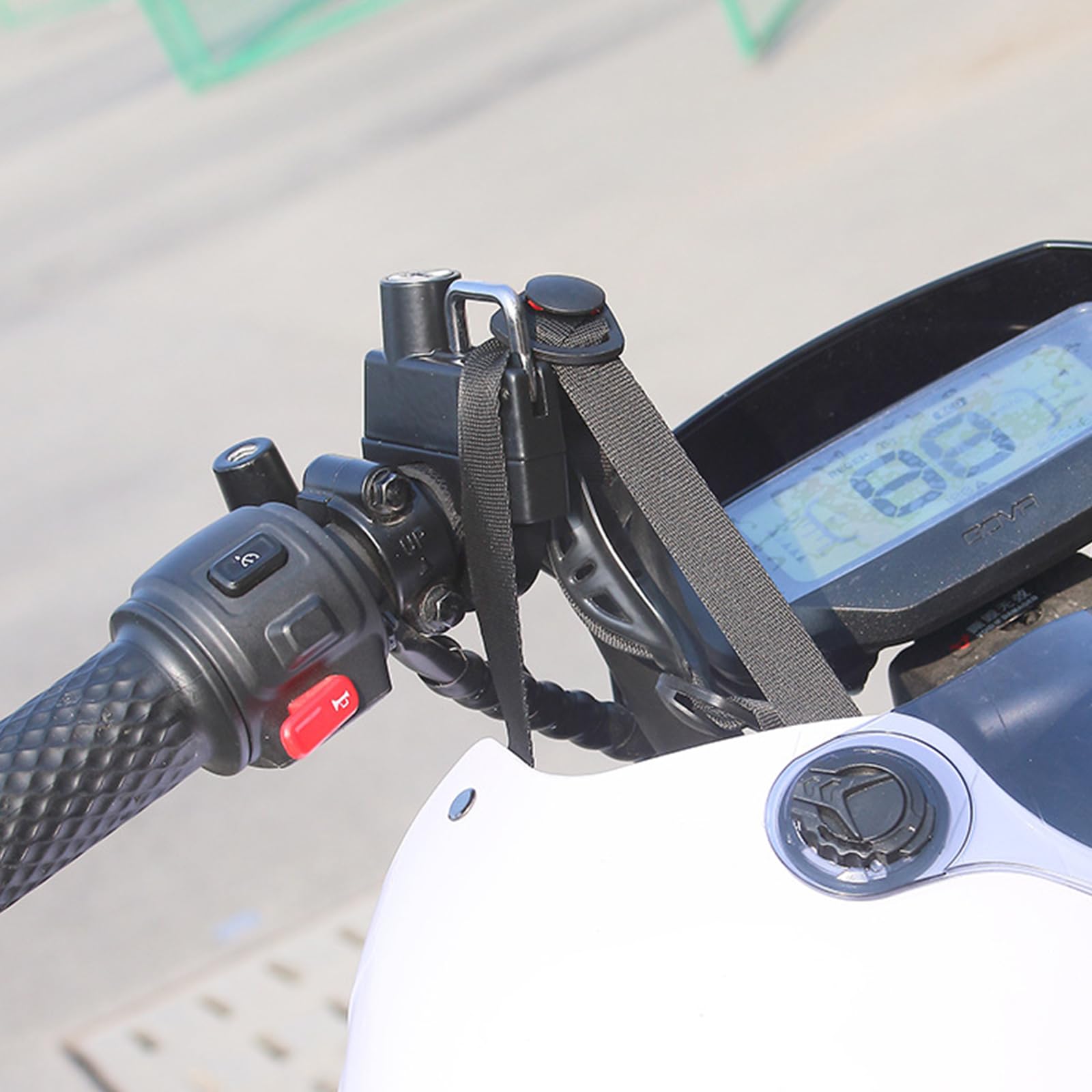 Vert - Verrou de casque antivol en alliage d'aluminium, Adapté à la